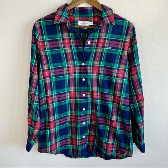 Vineyard Vines performer plaid button down top - Picture 7 of 12